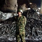 Vernichtung von Waffen paramilitärischer Gruppen in Kolumbien